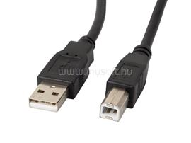 LANBERG USB 2.0 A - USB 2.0 B (apa - apa) kábel 1.8 m - Fekete FERRITE CA-USBA-11CC-0018-BK small