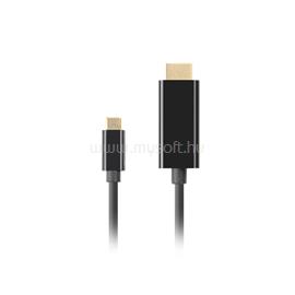 LANBERG USB-C (M)->HDMI (M) kábel, 1,8 m, 4K 60 Hz, fekete CA-CMHD-10CU-0018-BK small