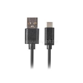 LANBERG USB-C (M)->USB-A (M) 2.0 kábel, 1,8 m, fekete, QC 3.0 CA-USBO-20CU-0018-BK small