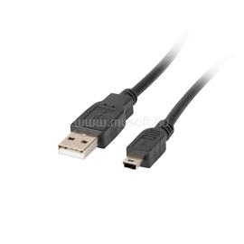 LANBERG USB mini (M)->USB-A (M) 2.0 kábel, 0,3 m, fekete (Canon) CA-USBK-10CC-0003-BK small
