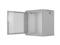 LANBERG Wall mount cabinet 19inch 12U 600x450 mesh door grey WF01-6412-23S small