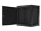 LANBERG Wall mount cabinet 19inch 12U 600x450 steel doors black WF01-6412-00B small