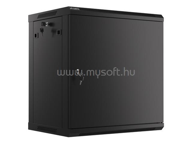 LANBERG Wall mount cabinet 19inch 12U 600x450 steel doors black