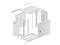 LANBERG Wall mount cabinet 19inch 12U 600x450 steel doors grey WF01-6412-00S small