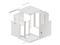 LANBERG Wall mount cabinet 19inch 12U 600x600 steel doors grey WF01-6612-00S small