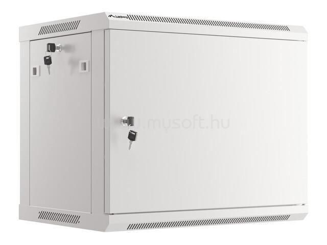 LANBERG Wall mount cabinet 19inch 9U 600x450 steel doors grey