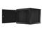 LANBERG Wall mount cabinet 19inch 9U 600x600 steel doors black WF01-6609-00B small