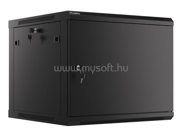LANBERG Wall mount cabinet 19inch 9U 600x600 steel doors black