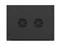 LANBERG wall-mounted rack 19inch demounted flat pack 27U/600x450mm black WF01-6427-10B small