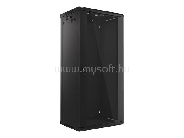 LANBERG wall-mounted rack 19inch demounted flat pack 27U/600x450mm black