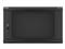 LANBERG WF01-6406-10B 19inch lapraszerelt fekete fali rack szekrény flat pack 6U/600x450mm WF01-6406-10B small