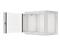 LANBERG WF01-6409-10S 19inch szürke fali rack szekrény demounted flat pack 9U/600x450mm WF01-6409-10S small