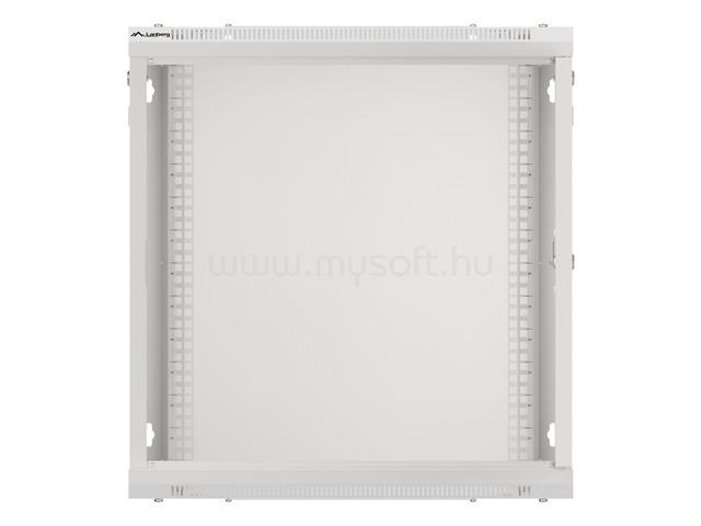 LANBERG WF01-6412-10S 19inch lapraszerelt szürke fali rack szekrény flat pack 12U/600x450mm