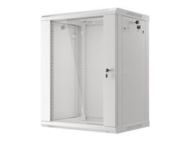 LANBERG WF01-6415-10S 19inch lapra szerelt fali rack szekrény 15U/600x450mm gray WF01-6415-10S small