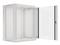 LANBERG WF01-6415-10S 19inch lapra szerelt fali rack szekrény 15U/600x450mm gray WF01-6415-10S small