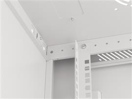 LANBERG WF01-6415-10S 19inch lapra szerelt fali rack szekrény 15U/600x450mm gray WF01-6415-10S small