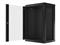 LANBERG WF01-6418-10B lapraszerelt fekete fali rack szekrény 19inch flat pack 18U/600x450mm WF01-6418-10B small