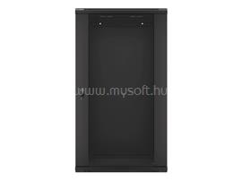 LANBERG WF01-6422-10B lapraszerelt fekete fali rack szekrény 19inch flat pack 22U/600x450mm WF01-6422-10B small