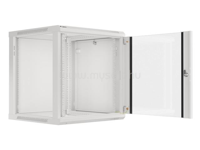 Lanberg 19" fali rack szekrény 12U/600X600 lapraszerelt, szürke V2