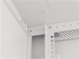 LANBERG WF01-6627-10S lapraszerelt szürke fali rack szekrény 19inch flat pack 27U/600x600mm WF01-6627-10S small