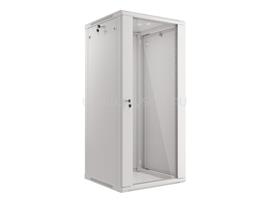 LANBERG WF01-6627-10S lapraszerelt szürke fali rack szekrény 19inch flat pack 27U/600x600mm WF01-6627-10S small