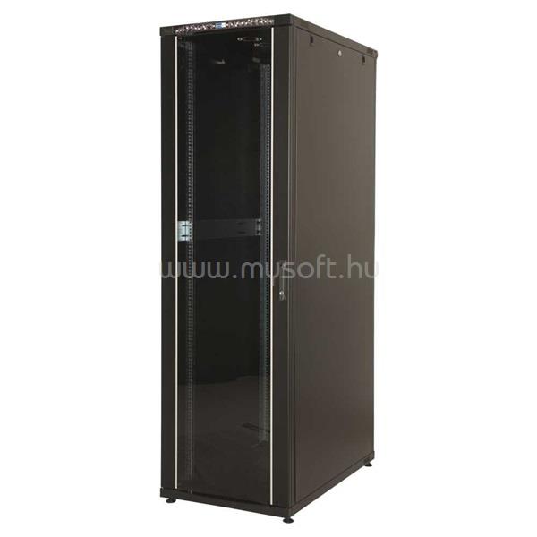 LANDE LN-CK22U6060-BL CK 19" 22U 600x600 fekete álló rack szekrény