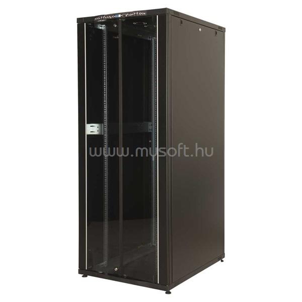 LANDE LN-CK42U6080-BL CK 19" 42U 600x800 fekete álló rack szekrény