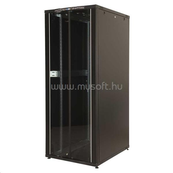 LANDE LN-CK42U8010-BL CK 19" 42U 800x1000 fekete álló rack szekrény