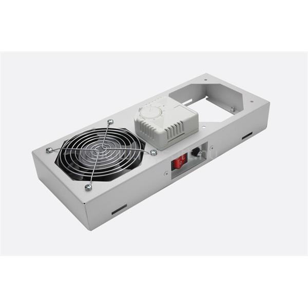 LANDE LN-FAN-THM-1FWMIP-LG 1 modulos szürke ventilátor egység termosztáttal