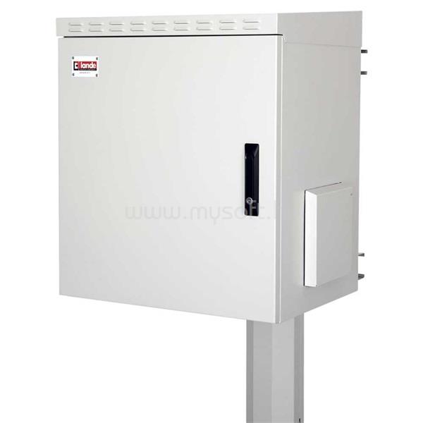 LANDE LN-SBO-IP5516U6045-LG SAFEbox 19" 16U 600x450 kültéri szürke fali rack szekrény