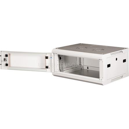 LANDE PROlineB 600x450 lapraszerelt 4U 19" fali rack szekrény (szürke)