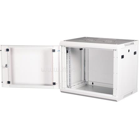 LANDE PROlineB 600x450 lapraszerelt 9U 19" fali rack szekrény (szürke)