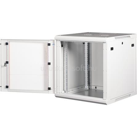 LANDE PROlineB 600x600 lapraszerelt 12U 19" fali rack szekrény (szürke)