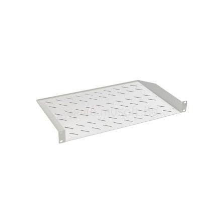 LANDE Tálca 2 ponton rögzíthető 19" rack szekrényhez, teherbírás 30Kg RAL7035 (szürke)