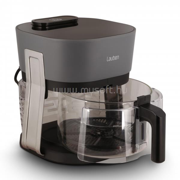 LAUBEN Glass&Steam Air Fryer 4500BG forrólevegős fritőz üvegkosaras
