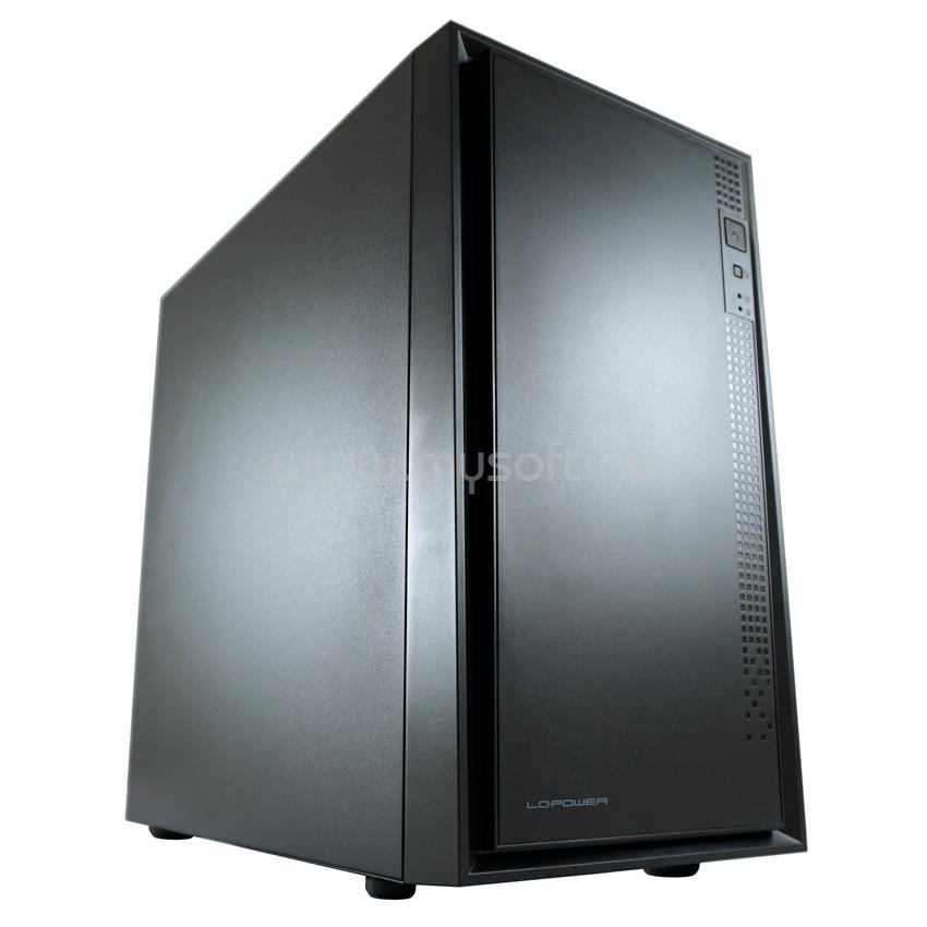 LC POWER 2016MB Fekete (Táp nélküli) mATX ház