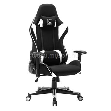 LC POWER GCN LC-GC-703BW Gaming szék - Fekete/Fehér