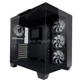 LC POWER LC-809B-ON Dark Storm_X fekete (táp nélküli) ablakos E-ATX ház LC-809B-ON small