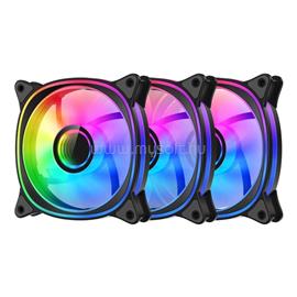 LC POWER LC-CF-120-ARGB-KIT-R-B ház hűtő ventilátor (fekete) LC-CF-120-ARGB-KIT-R-B small