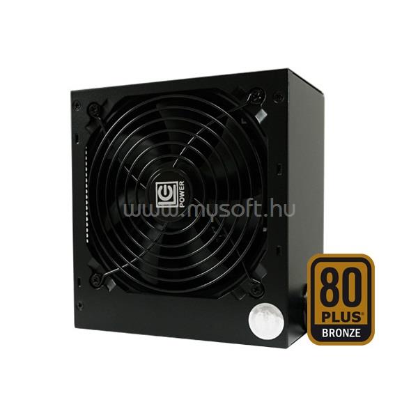 LC-POWER Tápegység 550W - LC6550 Super Silent (80 Plus Bronze, Aktív PFC, 12cm)