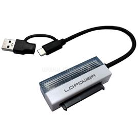 LC POWER USB-C és USB-A > SATA és NVMe átalakító LC-ADA-USB-SATA-25 small
