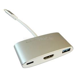 LC POWER USB HUB LC-HUB-C-MULTI-4 4 port USB type C ->USB 3.0, HDMI, PD port LC-HUB-C-MULTI-4 small