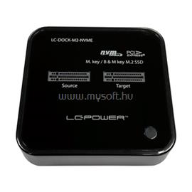LC POWER USB LC-DOCK-M2-NVME SSD dokkoló állomás LC-DOCK-M2-NVME small