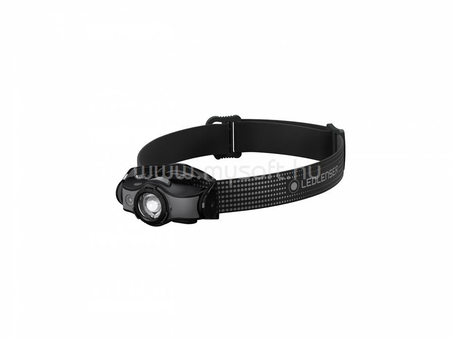 LEDLENSER MH5 400lm Li-ion tölthető fekete/szürke fejlámpa
