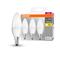 LEDVANCE Osram Base matt műanyag búra/5W/470lm/2700K/E14/dobozos LED gyertya izzó 3 db LEDVANCE_4052899955509 small