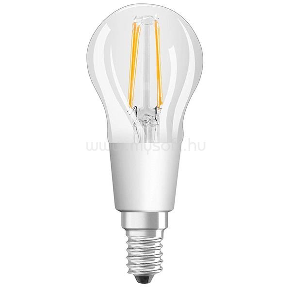 LEDVANCE Osram Star+ GLOWdim átlátszó üveg búra/4,5W/470lm/2700K/E14 szabályozható LED kisgömb izzó