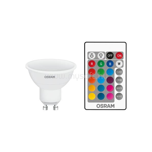 LEDVANCE Osram Star+ RGBW/műanyag ház 4,5W/250lm/2700K/GU10 távirányítható LED PAR16 spot fényforrás
