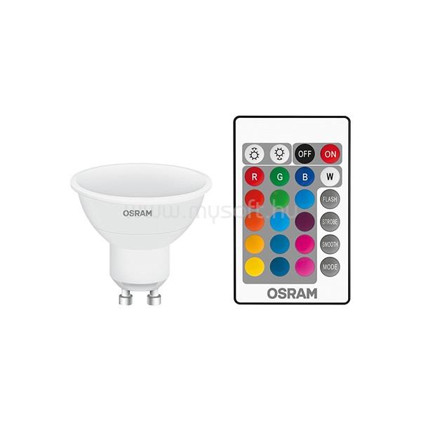 LEDVANCE Osram Star+ RGBW/műanyag ház 4,5W/250lm/2700K/GU10 távirányítható LED PAR16 spot izzó
