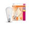 LEDVANCE Osram Star átlátszó üveg búra/2,5W/250lm/2700K/E27 LED Edison körte izzó LEDVANCE_4052899962088 small