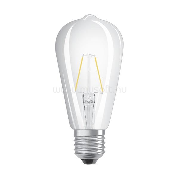 LEDVANCE Osram Star átlátszó üveg búra/2,5W/250lm/2700K/E27 LED Edison körte izzó